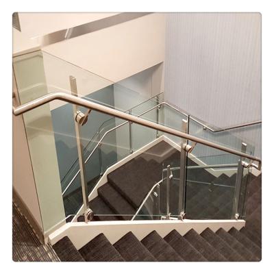 China Modern hot sale dead end connector glass balustrade balcony for sale