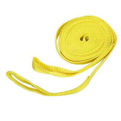 China Heavy Duty Emergency Tow Strap Car Tow Strap Kit 750kg Polyester Strap Factory Supply Recovery for sale