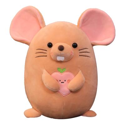 China Large Stuffed Cartoon Mascot Tooth Fruit Mouse Plush Toy for sale