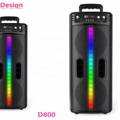 China NO LED RGB Light 20W Mini BT Speaker Wireless BT 5.0 Portable Speaker RGB Light Radio Speaker with RGB Light for sale