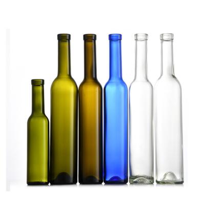 China High Quality Eco-friendly Recyclable Wholesale Empty Red Glass Wine Bottle 200ml 375ml 500ml 750ml 1500ml With Cap for sale