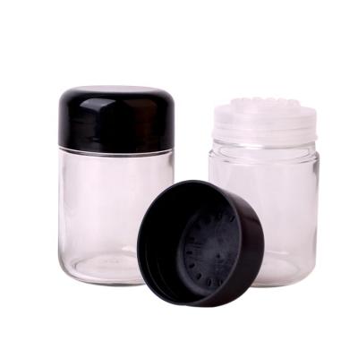 China Unique Cosmetic Glass Skin Care Cream Jars 6oz Containers With Child Resistant Cap for sale