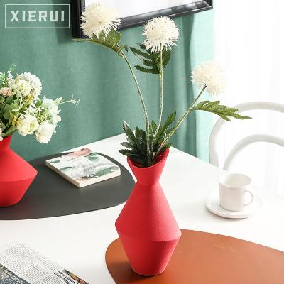 China Modern Minimalist Simple Luxury Ceramic Single Table Flower Nordic Morandi Flower Vase Nordic Vase For Home Decor for sale