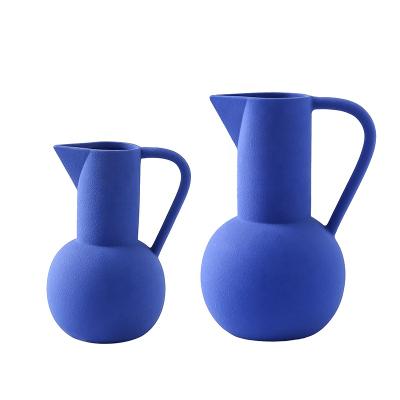 China Minimalist Colorful Interior Luxury Home Accessories Decor Porcelain Morandi Modern Nordic Ceramic Flower Vase for sale