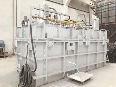 China Factory Price 10 Ton Capacity Natural Gas Reverberatory Energy Saving Type Cast Aluminum Furnace for sale