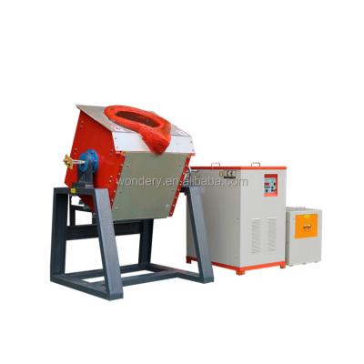 China 2021 WONDERY 110KW Iron Copper Gold Sliver Electric Induction Electric Induction Melting Furnace Energy Saving Steel Manufacturer for sale