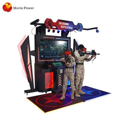 China Newcomer 2 Players Virtual Reality Gun Shooting Game Machine VR Games Shooting Gun Interactive Shooting Simulator for sale