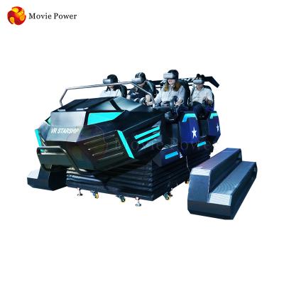 China OEM Factory Price 6dof Motion Platform 9D VR Cinema 6 Seater VR Starship VR Interactive Theater 3780*3250*1770 mm for sale