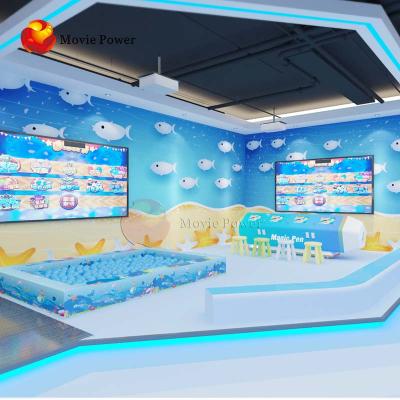 China Indoor Playground Shopping Mall Kids Multiplayer Interactive Vr Games Wall Projection System Machine for sale