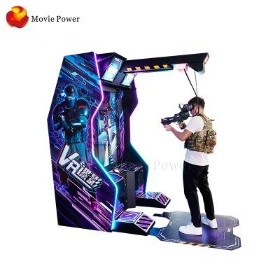 China Amusement/theme park/shopping. Virtual Reality Arcade VR Gun Shooting Battle VR Games Multiplayer Backpack for sale