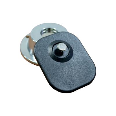 China 8.2MHz EAS Hard RF Security Tag Black Big Square For Retail Store for sale