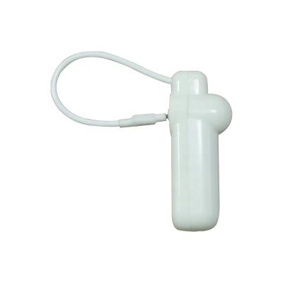 China Retail Store EAS 8.2MHz Hard RF Security Tag White With Steel Wire for sale