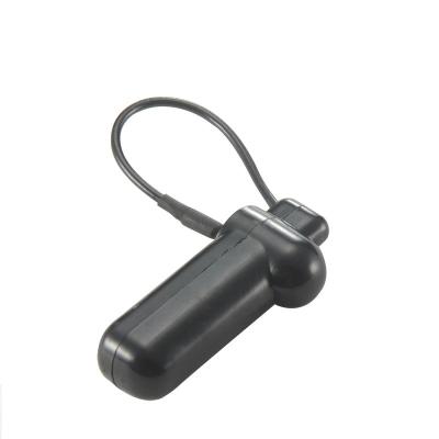 China Black EAS 58KHz Hard Acousto Magnetic Tag With Steel Wire For Retail Store for sale