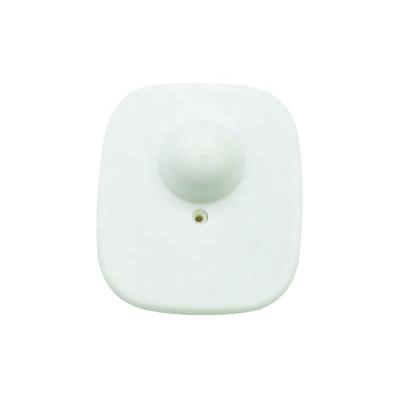 China White Small Square EAS 8.2MHz RF Security Hard Tag For Retail Store for sale