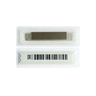 Cina 50 X 13 X 2 mm Barcode impermeabile EAS 58KHz Sicurezza AM Soft Label in vendita