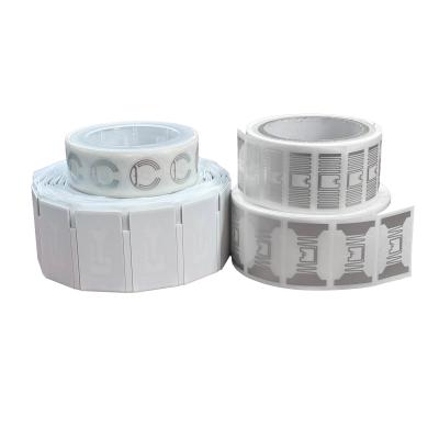 China Segurança RFID Soft Label Silver Roll Customizable Chip Code Tamanho à venda