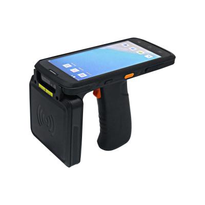 China Zwarte handheld RFID PDA Reader UHF 860-960MHz voor voorraadbeheer Te koop