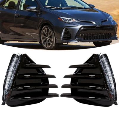 China Daytime Running Light DRL Front Led Fog Lights Car Front Lamp for TOYOTA COROLLA Se XSE 2017 2018 USA type for sale