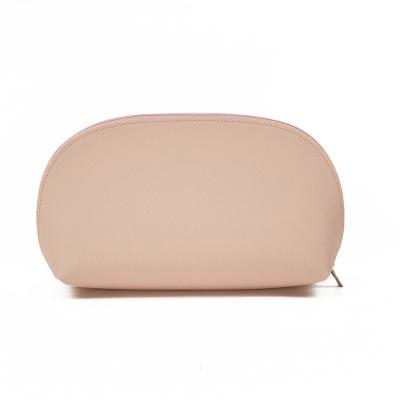 China California Makeup Bag Light Pink Girls Makeup Bag Leather Cosmetic Transparent Makeup Bag for sale