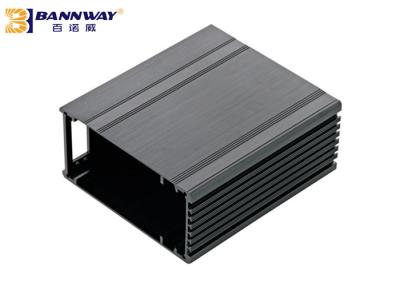 China Black Custom Aluminium Extrusion Sections 6063 6005 T5 / T6 Anti Corrosion for sale