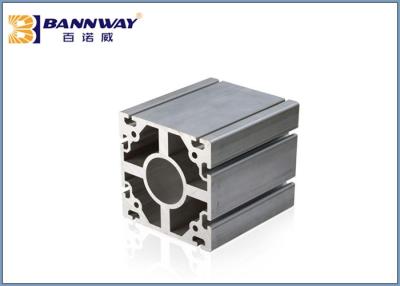 China Powder Coated Industrial Aluminum Profile , Aluminium Square Profile 100mm x 100mm for sale