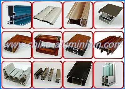 China Decorative Aluminum Window Profile , 6063-T5 Aluminum Window Frame Material for sale