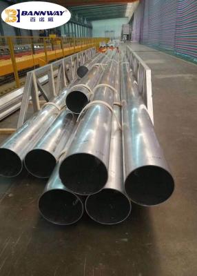 China OEM Aluminium Extrusion Tube Smooth Surface 10mm - 6000mm Length for sale