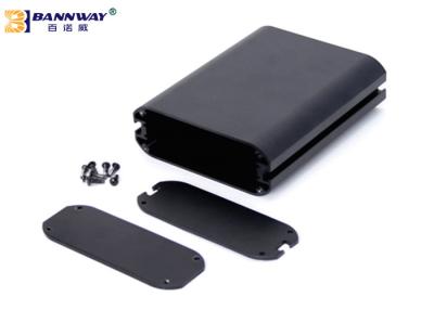 China 6063 T5 Extruded Aluminum Box Enclosure Case Black Painted / Anodizing for sale