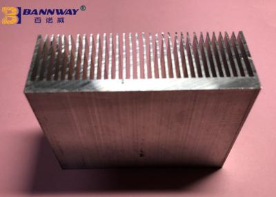 China Mill Finish Heatsink Extruded Aluminium Profile 80mm x 30mm x 0.8mm for sale