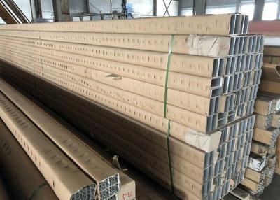 China Square Extruded Aluminum Tube Pipe High Hardness For Construction Buildings for sale