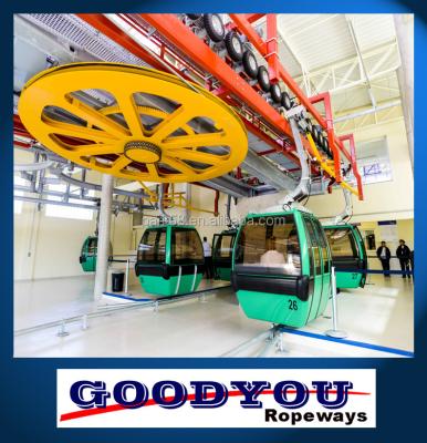 China Theme Park HIGH ALTITUDE Skyline Gondola Passenger Detachable Funicular for sale