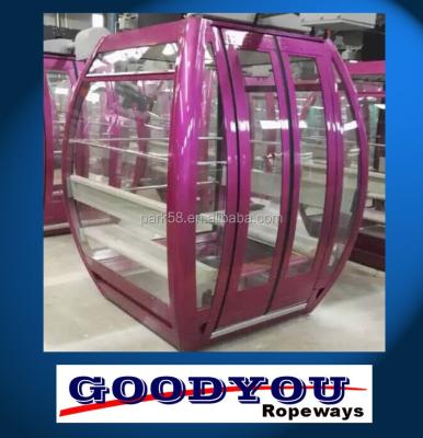 China 2-10persons theme park aluminum alloy ferris wheel cabins for sale from manufacturers for sale