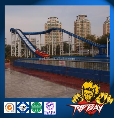 China FRP+steel thrill fun rides mega water coaster splash pipeline ride for sale for sale