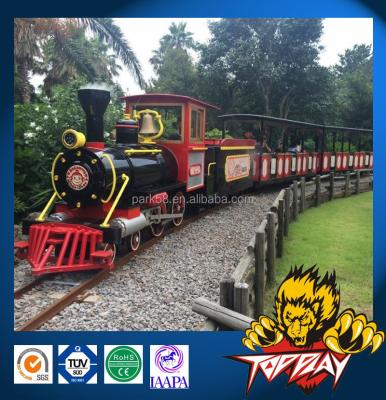 China Theme Park Amusement Park Rides Tourist Tracked Rail Trains For Sale for sale