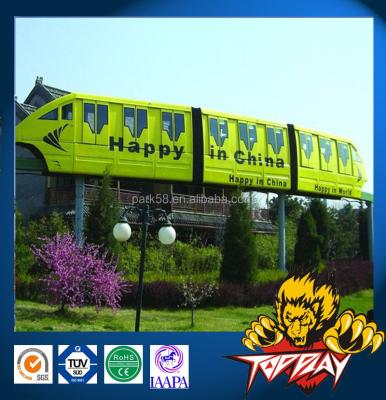 China Theme Park Amusement Park Tourist Sky Monorail Aerial Train for sale