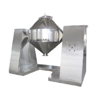 China Double Cone Rotary Powder Drying Equipment Powder Kneader Vacuum Mixer for sale