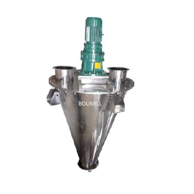 China Powder Double Screw Cone Mixer Poultry Brining Mixing Kneader for sale