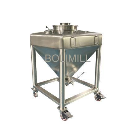 China Hotels Stainless Steel Pharma Bin For Blender for sale