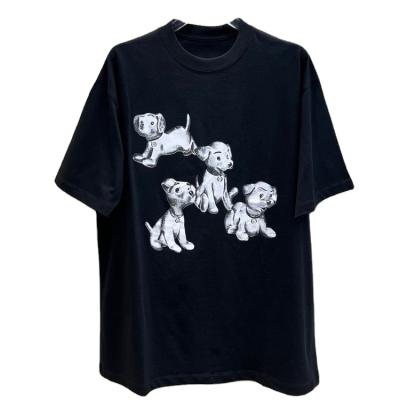 China Puppy Ct33887 Sleeve T-shirt Animal Print Casual Short Anti-Shrink High-end Fun Loose Top Spring Summer for sale