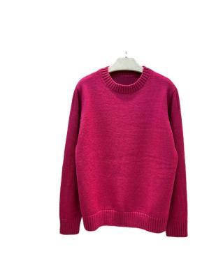 China Autumn Women's Plain Knitted Solid Color Sweater Plain Knitted Lazy White Age-Related Warm Upper Spring And High-end Knitted Solid Color Sweater Top Spring for sale