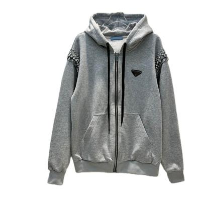 China Manufacturer Custom Printing Logo Cropped Hoody Women's Casual Anti-pilling Hooded Jacket Pullover Size Crop Hoodies for sale