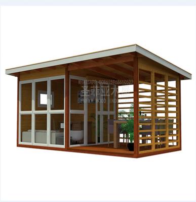 China New modern garden/pool house /guesthouse kit house Amazon design for backyard and garden for sale