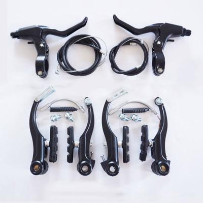 China BMX Hlm BMX Road Bike Mountain Bike Complete Set Aluminum Alloy V-Type Brake Brake Parts + High Quality Brake Handle One Set for sale