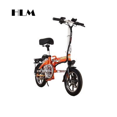 China HLM standard mini 14inch 16 20 26 inch 350w 750w 1000w Folding Electric Bicycle Scooter Mountain Bike Kit With Battery For Adult for sale