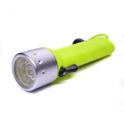 China Mullti-Function Dive Lanterns 4xAAA Emergency HLM Dry Battery Torch Flashlights IP68 Waterproof Function Diving Light for sale