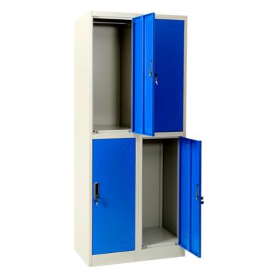 China (Size) School Steel Locker Home Office Furniture Metal Wardrobe Modern Adjustable Locker Cabinet for sale