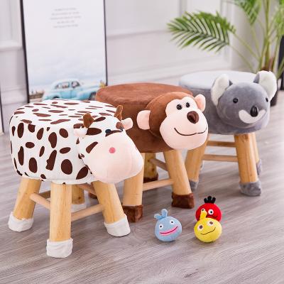 China New Lovely Style Eco - Friendly Material Stuffed Animal Cow Shape Toy Stool Chair for sale