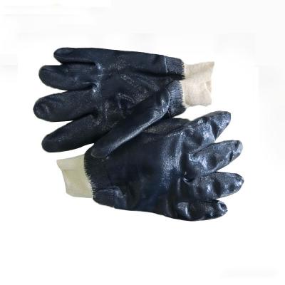 China Industrial Work/Construction/Outdoor Custom Wholesale Heavy Duty Nitrile Full Coated Oil Resistant Wear Resistant Heat Resistantpuuto Repair Gloves Customized Logo for sale