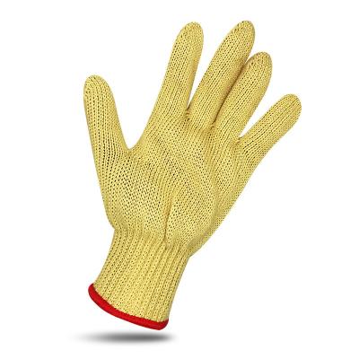 China Fire proof Thickened aramid high temperature resistant gloves 500 degrees anti-cut fireproof microwave oven oven anti-scalding gloves for sale