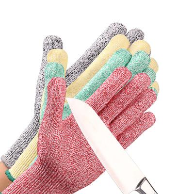 China Breathable Level 5 Cut Proof Stab Resistant Wire Metal Glove Kitchen Butcher Cuts Gloves for Oyster Shucking Fish Gardening Safety Gloves for sale